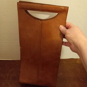 Amazing Handmade Leather Vintage Purse Small Interior Compartment Very Unique